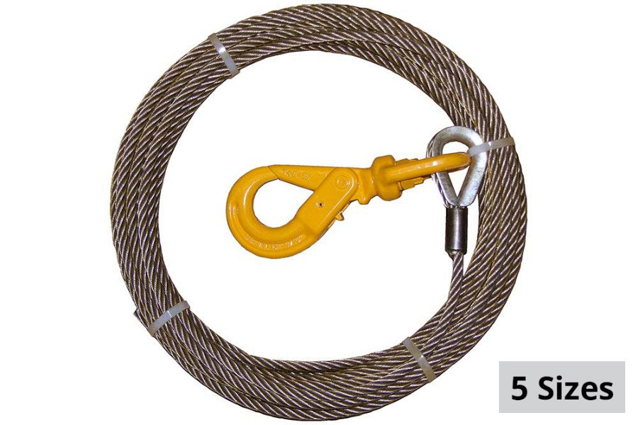 Steel Core Cable with Self-Locking Swivel Hook