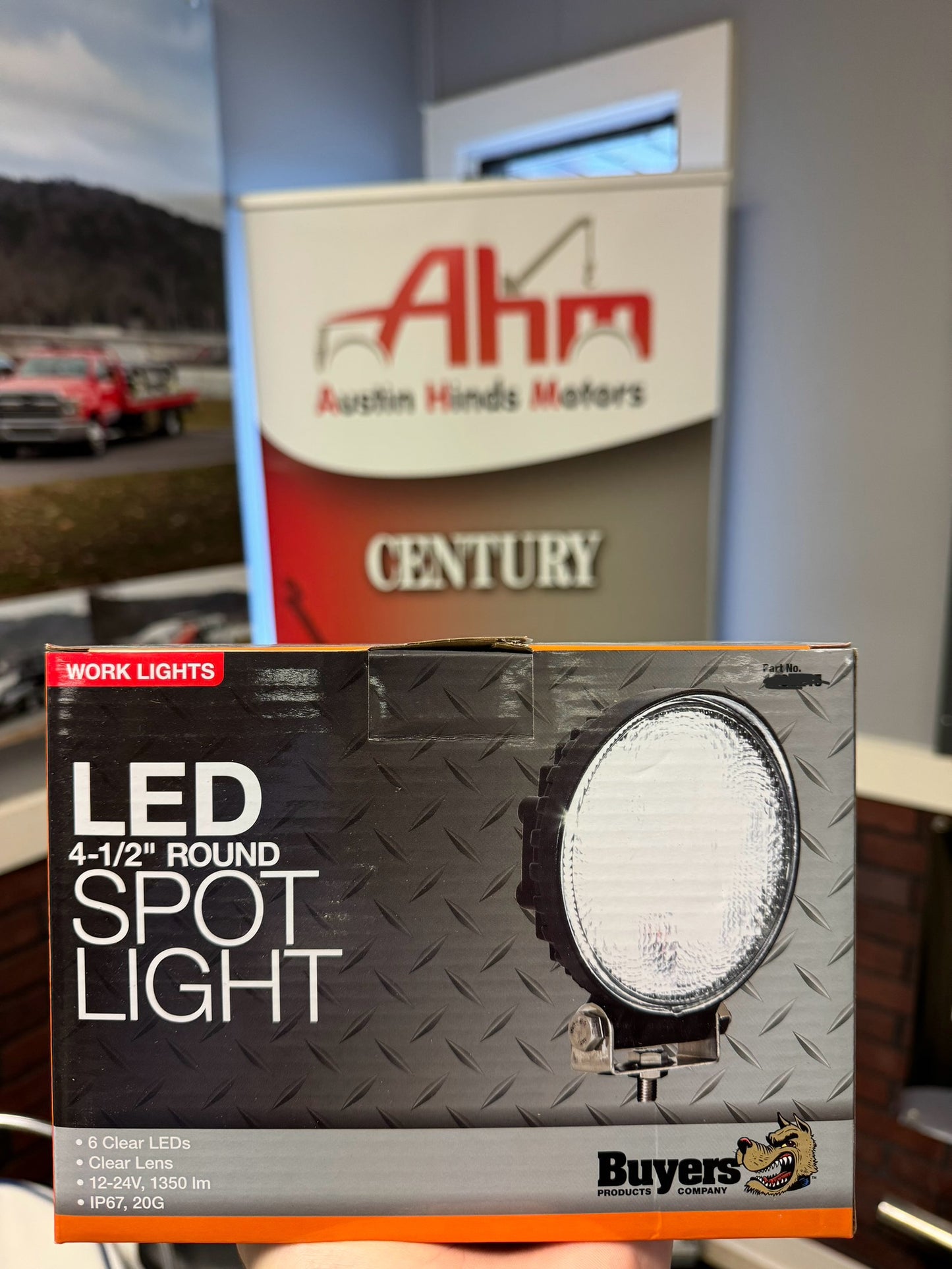 LED 4-1/2" Round Spot Light