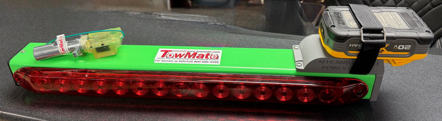 TowMate TM22MDW 22" Wireless Tow Light with DeWalt or Milwaukee Battery Mount