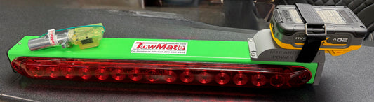 TowMate TM22MDW 22" Wireless Tow Light with DeWalt or Milwaukee Battery Mount