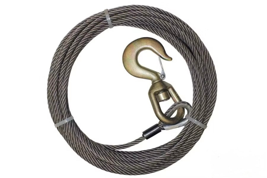 TowTackle Steel-Core Winch Cable 9/16" width